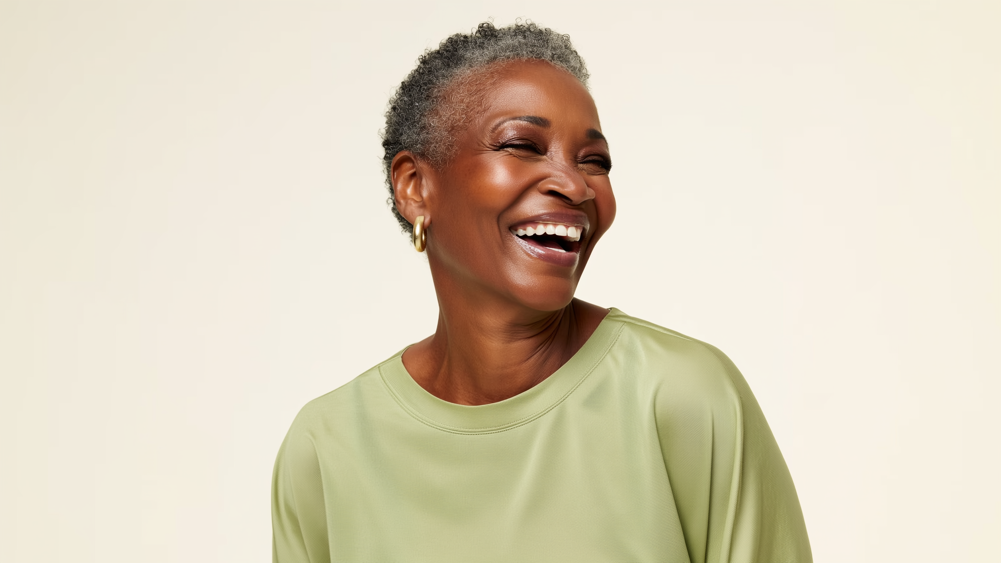 Smiling patient on her weight-loss journey