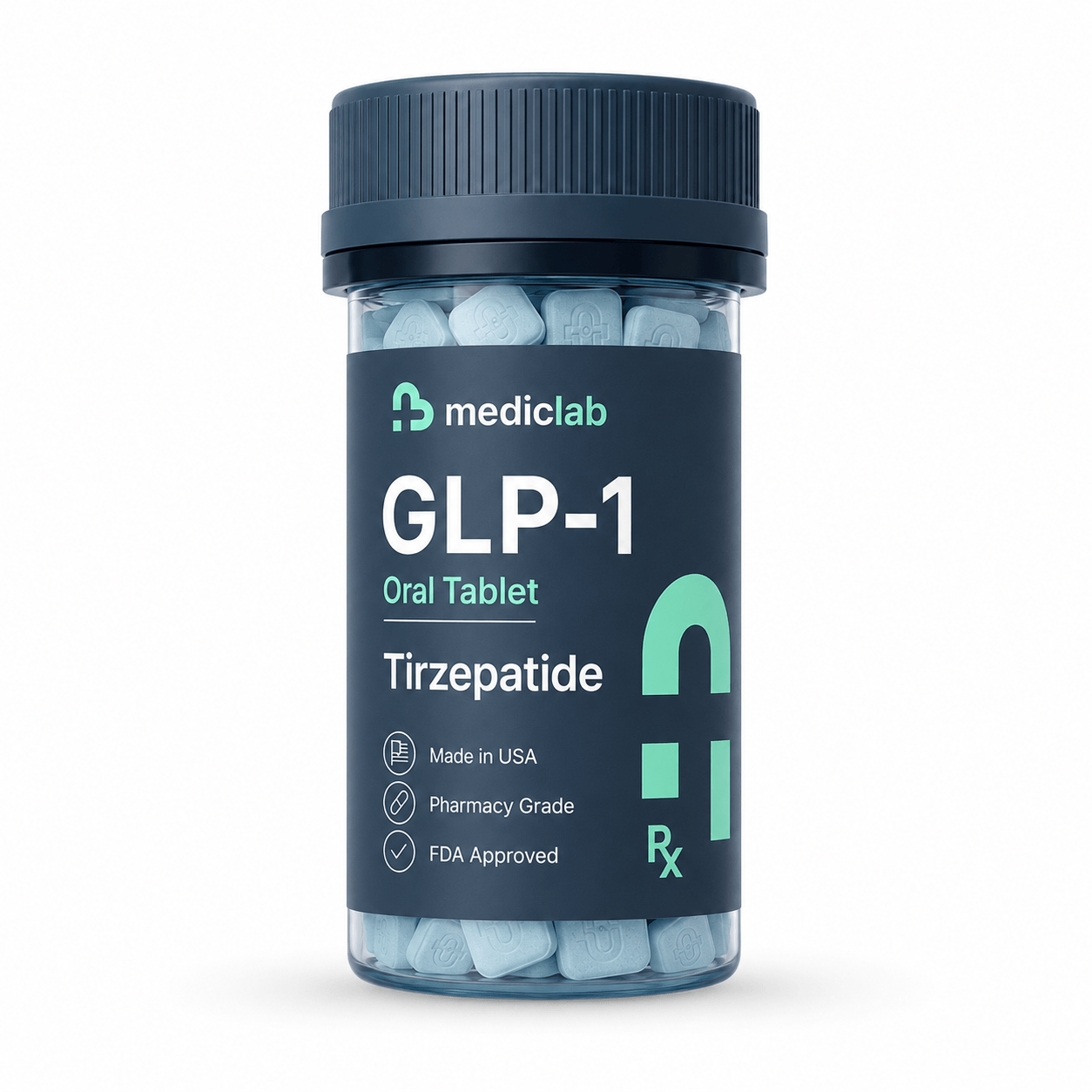 MedicLab tirzepatide oral tablets bottle
