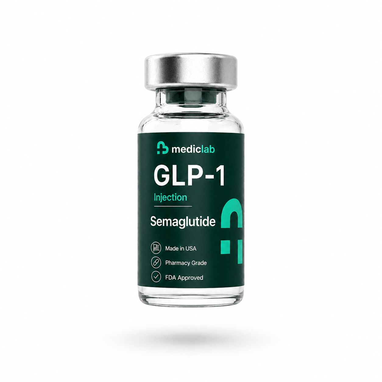MedicLab GLP-1 semaglutide vial